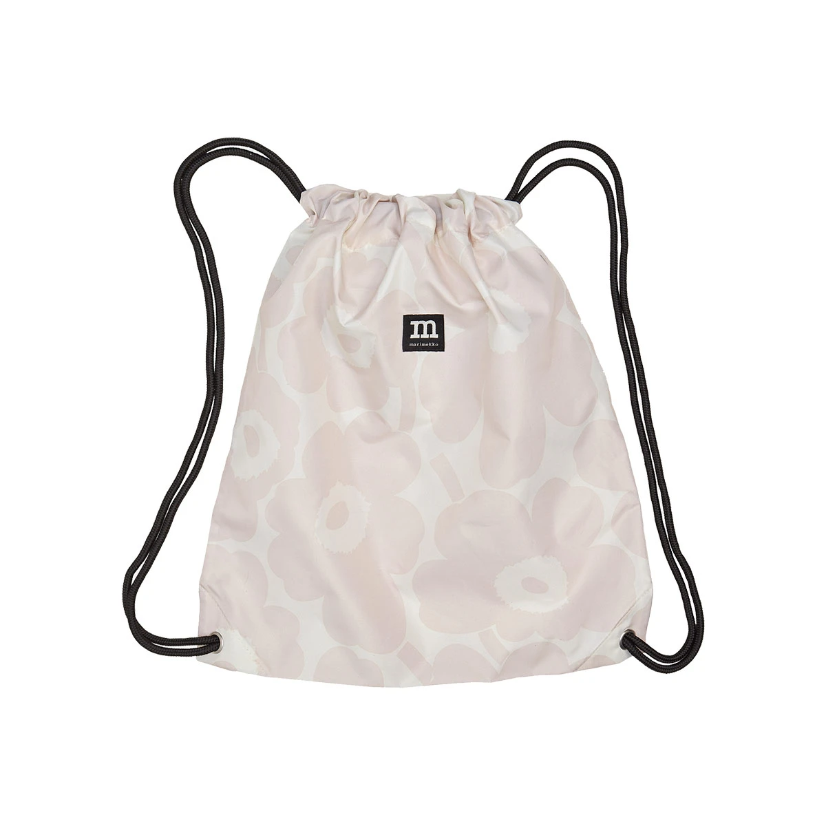 Marimekko Marimekkko Mini Unikko Tan / White Smartsack 1 Marimekko Marimekkko Mini Unikko Tan / White Smartsack