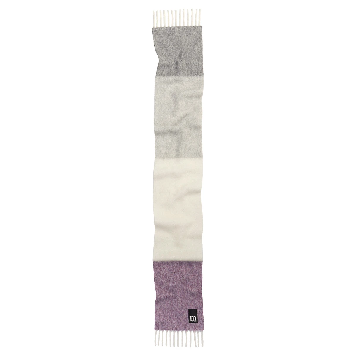 Marimekko Aamulainen Lilac / Grey / Off-White Scarf 2 Marimekko Aamulainen Lilac / Grey / Off-White Scarf - Image 2