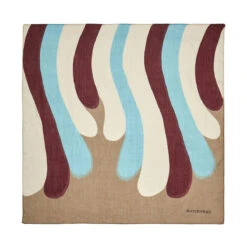 Marimekko Astrilli Brown / Blue / Beige Ihastuttava Scarf
