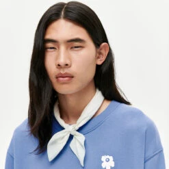 Marimekko Astrilli Green / White Unikko Scarf