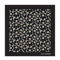 Marimekko Astrilli Pikkuinen Unikko Black / White Scarf