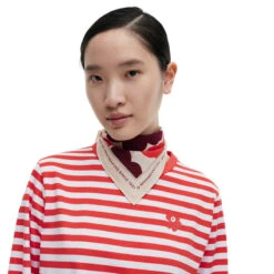 Marimekko Astrilli Unikko Red / Burgundy Scarf