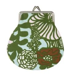 Marimekko Auringon Alla Blue / Green Coin Purse