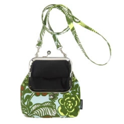 Marimekko Auringon Alla Blue / Green Roosa Purse