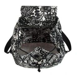 Marimekko Auringon Alla Grey / Black / White Erika Backpack -Marimekko Shop marimekko auringon alla grey black white erika backpack 49