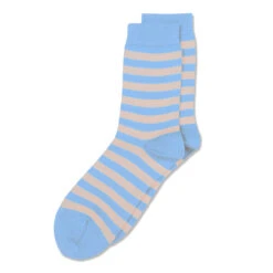 Marimekko Blue / Beige Striped Socks