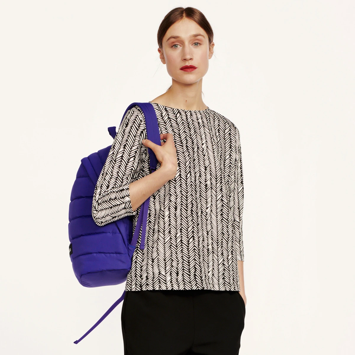 Marimekko Blue Lolly Backpack 4 Marimekko Blue Lolly Backpack - Image 4