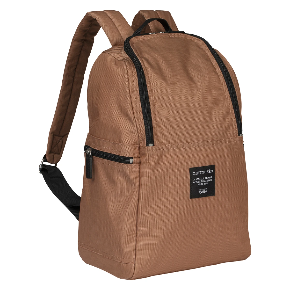 Marimekko Brown Metro Backpack 1 Marimekko Brown Metro Backpack