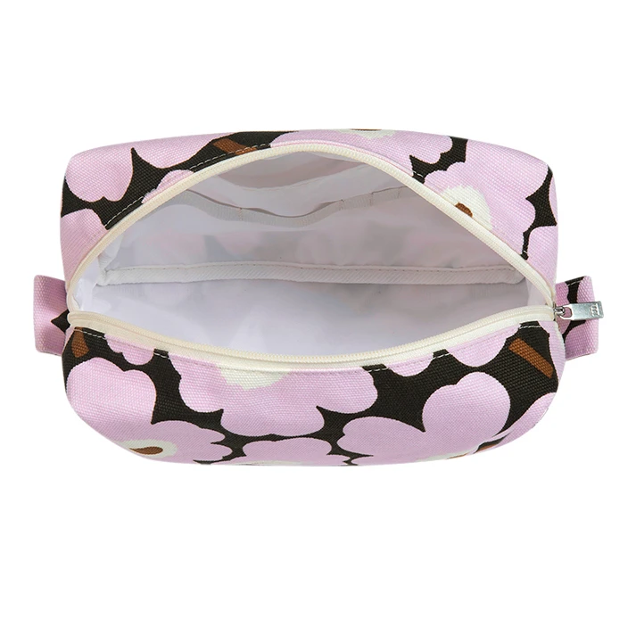 Marimekko Lilac / Brown Vilja Cosmetic Bag 2 Marimekko Lilac / Brown Vilja Cosmetic Bag - Image 2