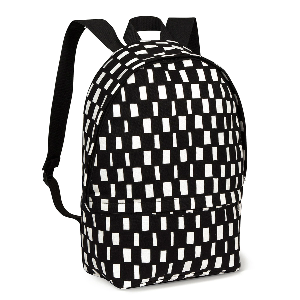 Marimekko Noppa Black / White Enni Backpack 2 Marimekko Noppa Black / White Enni Backpack - Image 2