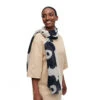 Marimekko Fiore Juhlaunikko Black / Sand Scarf