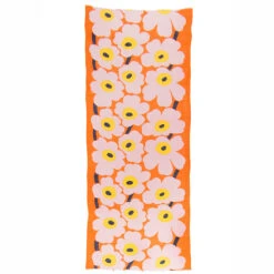 Marimekko Fiorina Unikko Orange / Pink Scarf