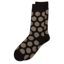 Marimekko Gruppo Dot Black / Grey Wool Socks