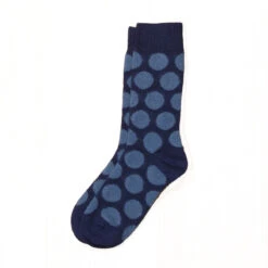 Marimekko Gruppo Dot Blue Wool Socks