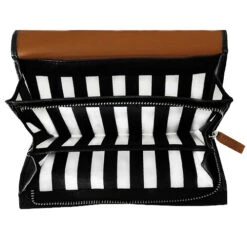 Marimekko Helinä Black/Brown Leather Wallet -Marimekko Shop marimekko helin black brown leather wallet 115