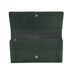 Marimekko Helinä Dark Green Checkbook Wallet