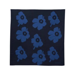 Marimekko Ihastuttava Juhla Unikko Blue Scarf
