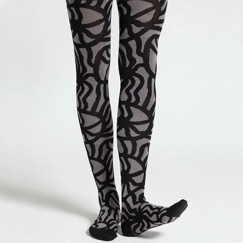 Marimekko Jau Black/Grey Tights 1 Marimekko Jau Black/Grey Tights