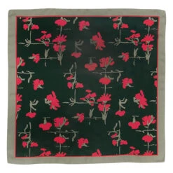 Marimekko RistikukkaGreen / Pink Josina Scarf