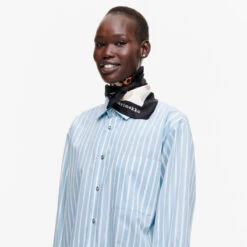 Marimekko Kaksoset Beige / Apricot / Black Josina Scarf