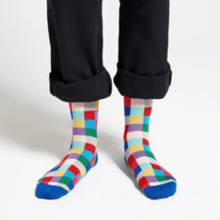 Marimekko Karo Blue/Multicolor Men's Socks