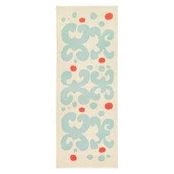 Marimekko Keidas Beige / Blue / Red Fiore Scarf
