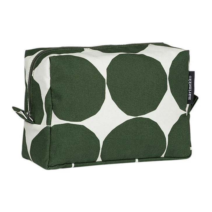 Marimekko Kivet Ivory / Green Vilja Cosmetic Bag 2 Marimekko Kivet Ivory / Green Vilja Cosmetic Bag - Image 2