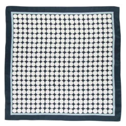 Marimekko Kivet Navy / Blue / White Scarf