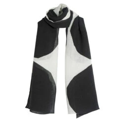 Marimekko Kivet White / Black Hennika Scarf