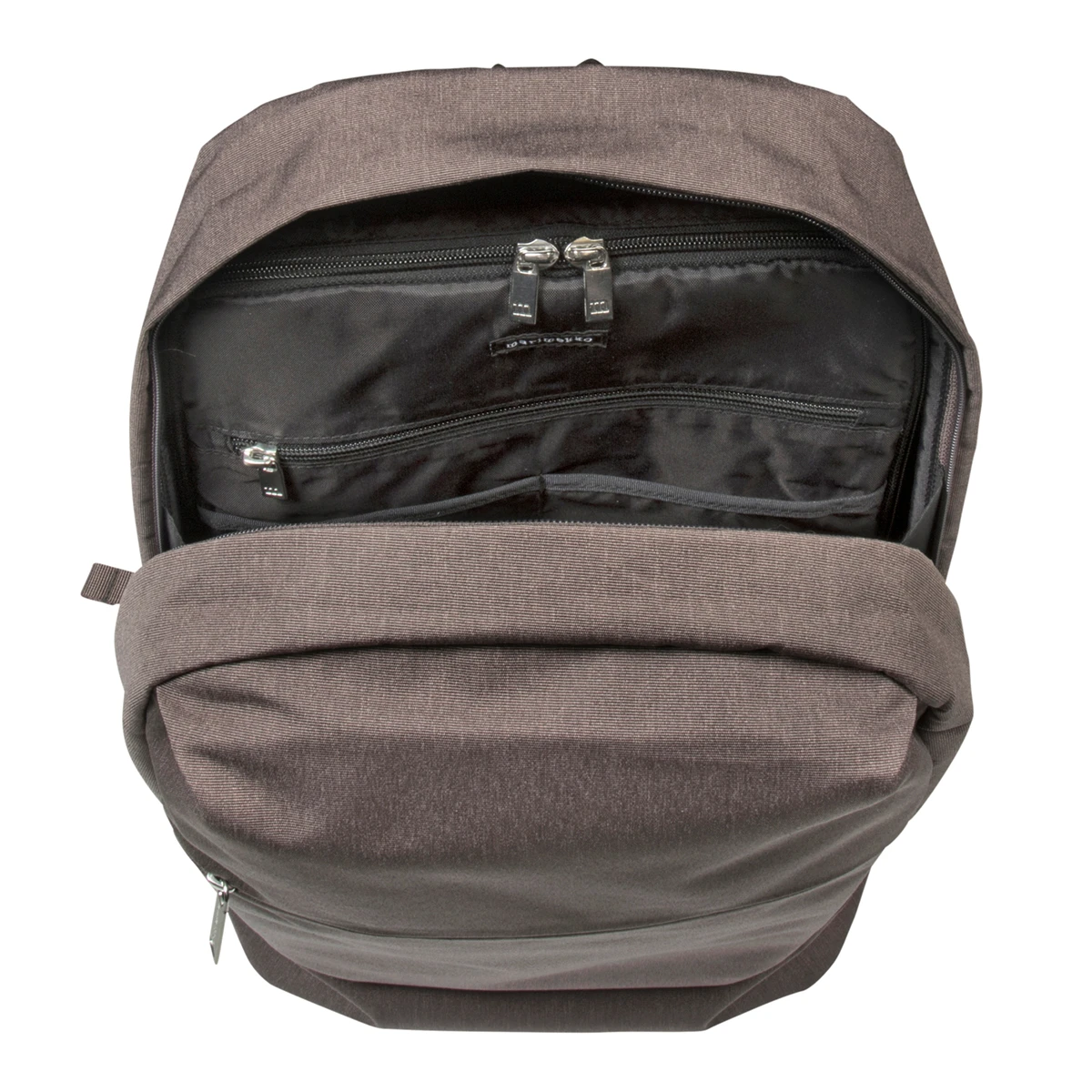 Marimekko Kortteli Melange Brown City Backpack 1 Marimekko Kortteli Melange Brown City Backpack