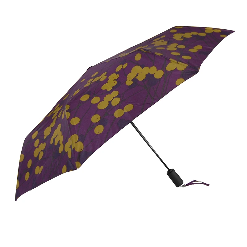 Marimekko Lumimarja Purple Auto Lux Umbrella 3 Marimekko Lumimarja Purple Auto Lux Umbrella - Image 3