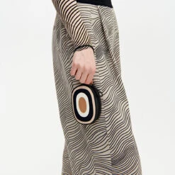Marimekko Melooni Brown / Black Small Pouch Bag