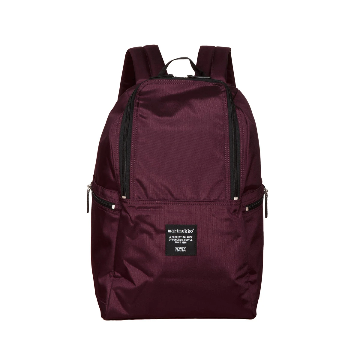 Marimekko Metro Red Wine Backpack 1 Marimekko Metro Red Wine Backpack