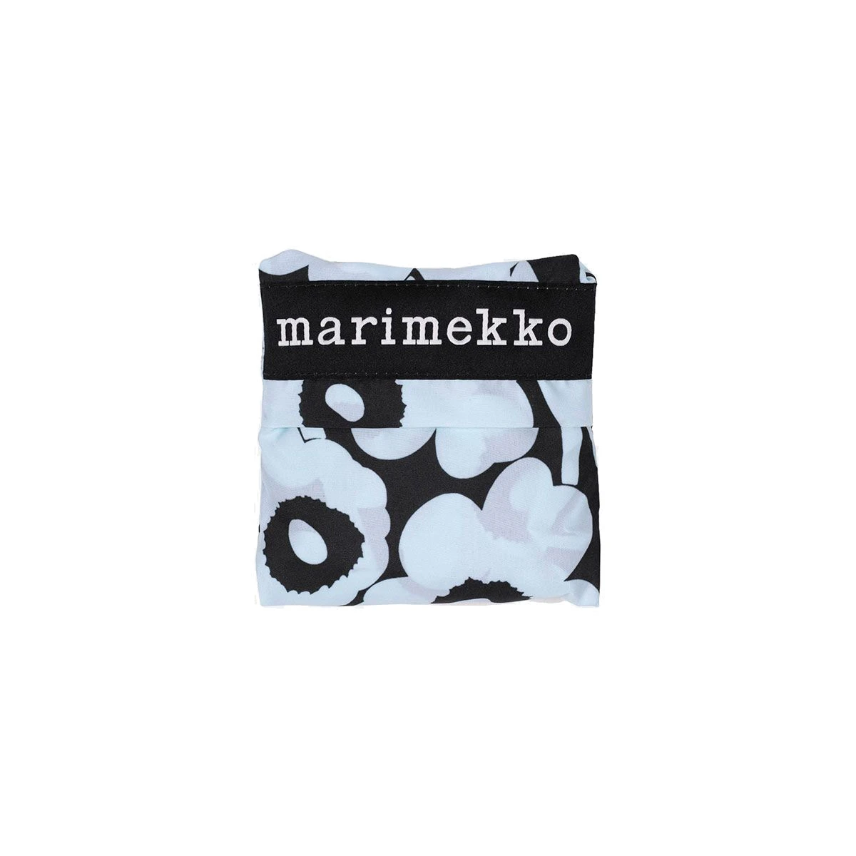 Marimekko Mini Unikko Black / Light Blue Smartbag 2 Marimekko Mini Unikko Black / Light Blue Smartbag - Image 2