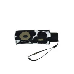 Marimekko Mini-Unikko Black Mini-Manual Umbrella 5 Marimekko Mini-Unikko Black Mini-Manual Umbrella -Marimekko Shop marimekko mini unikko black mini manual umbrella 101
