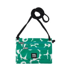 Marimekko Mini Unikko Green / White Smart Travel Shoulder Bag
