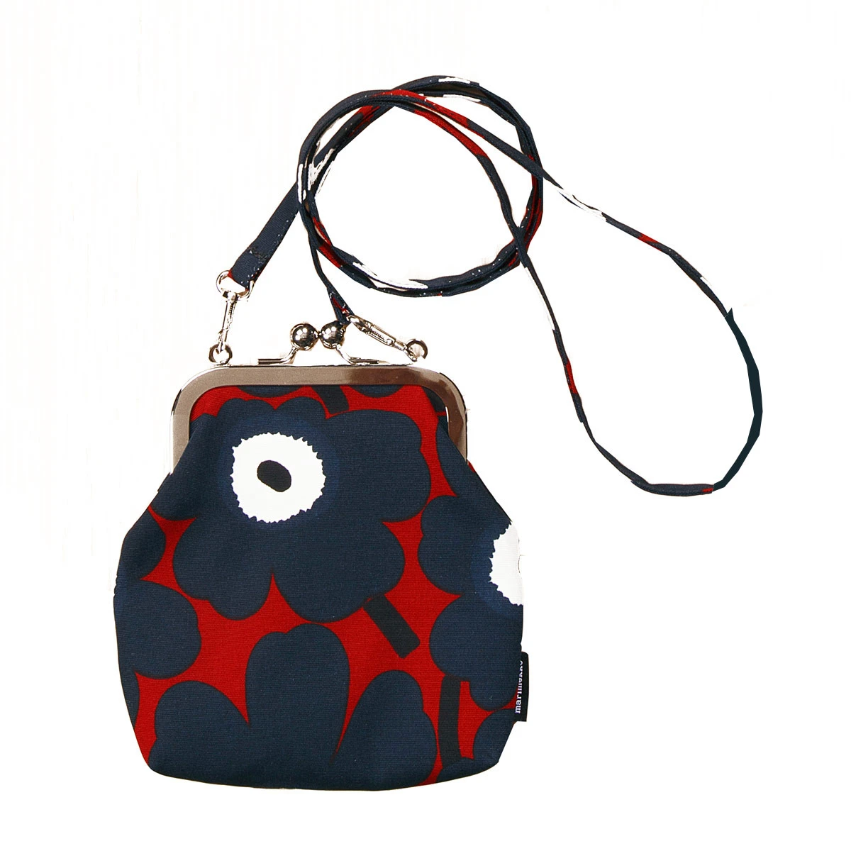 Marimekko Mini Unikko Red / Blue Roosa Bag 1 Marimekko Mini Unikko Red / Blue Roosa Bag