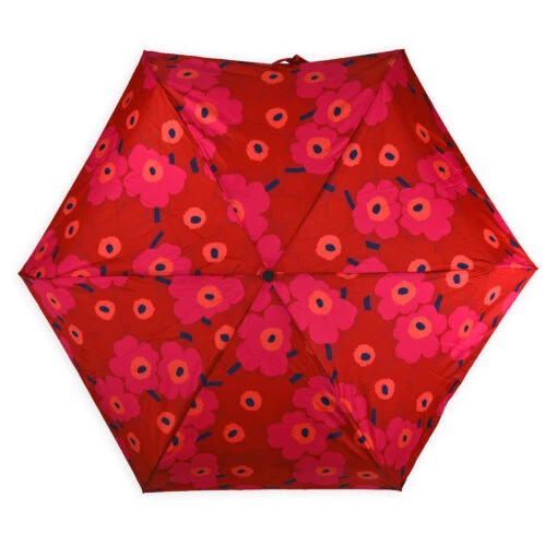 Marimekko Mini-Unikko Red Mini-Manual Umbrella -Marimekko Shop marimekko mini unikko red mini manual umbrella 96