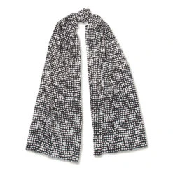 Marimekko Orkanen Black / White Koton Scarf