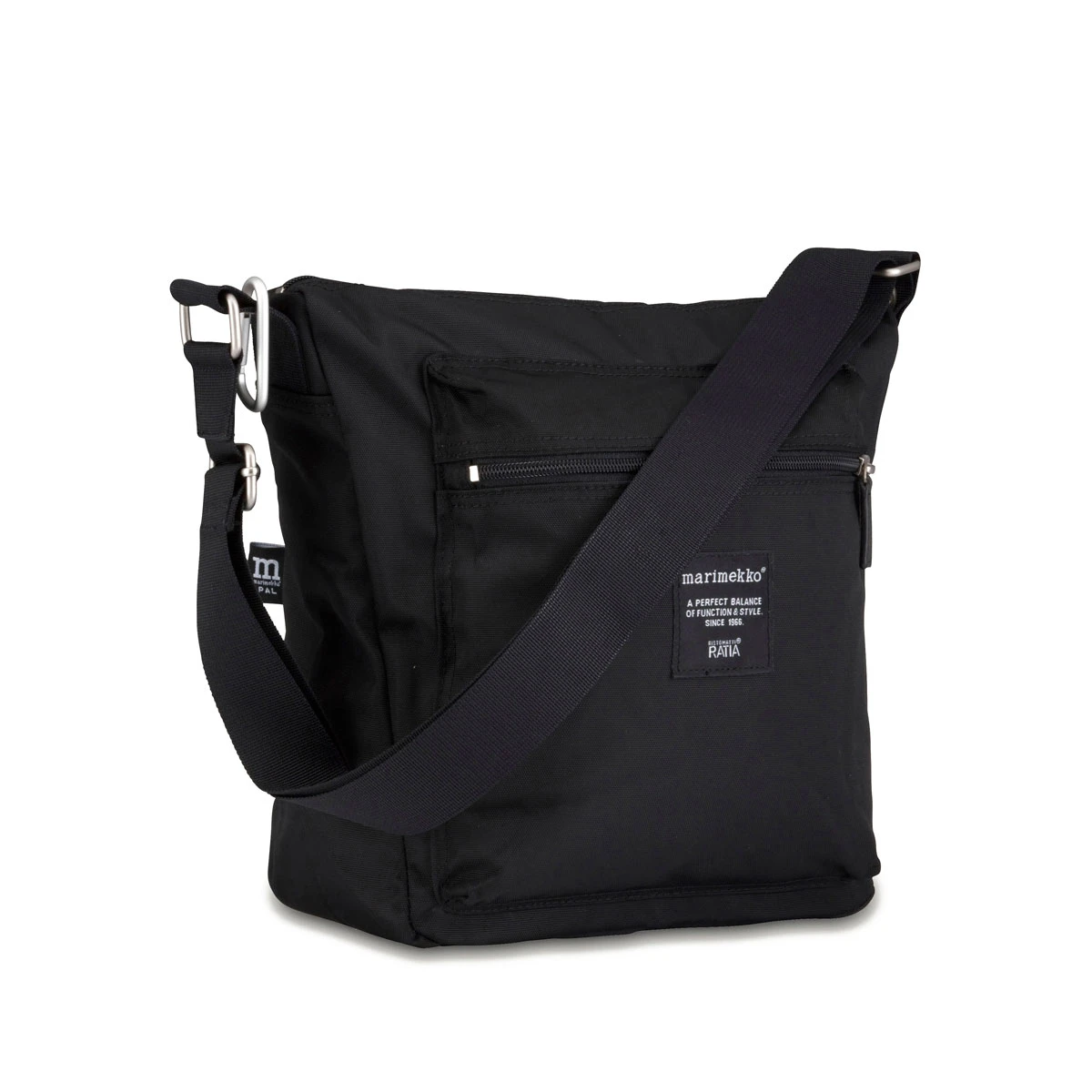 Marimekko Pal Black Shoulder Bag 4 Marimekko Pal Black Shoulder Bag - Image 4