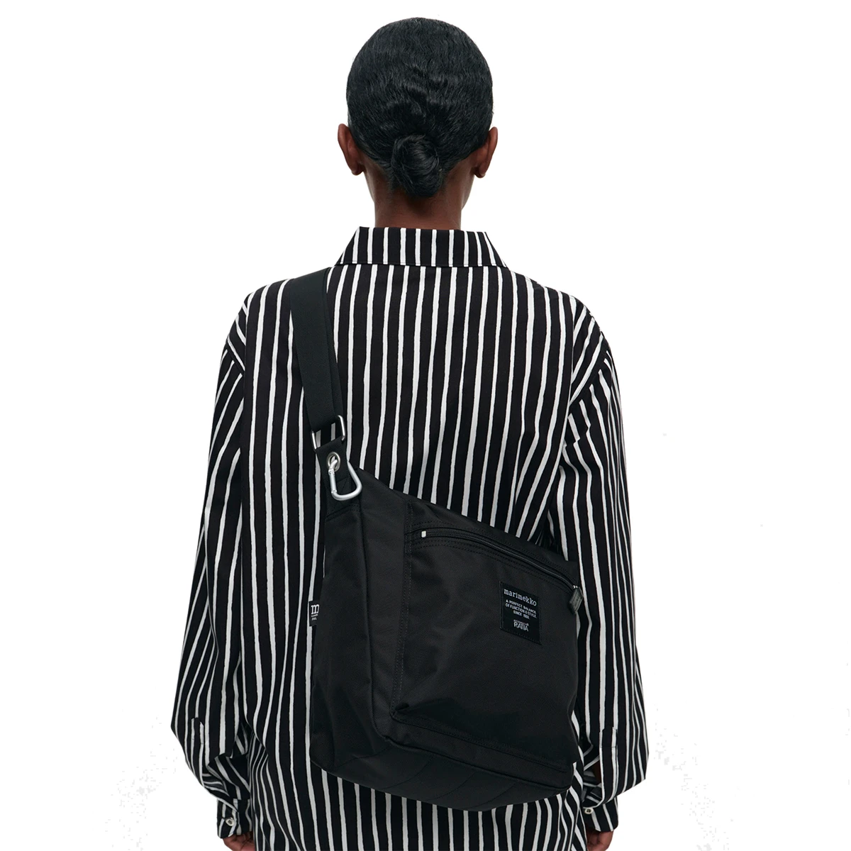 Marimekko Pal Black Shoulder Bag 5 Marimekko Pal Black Shoulder Bag - Image 5