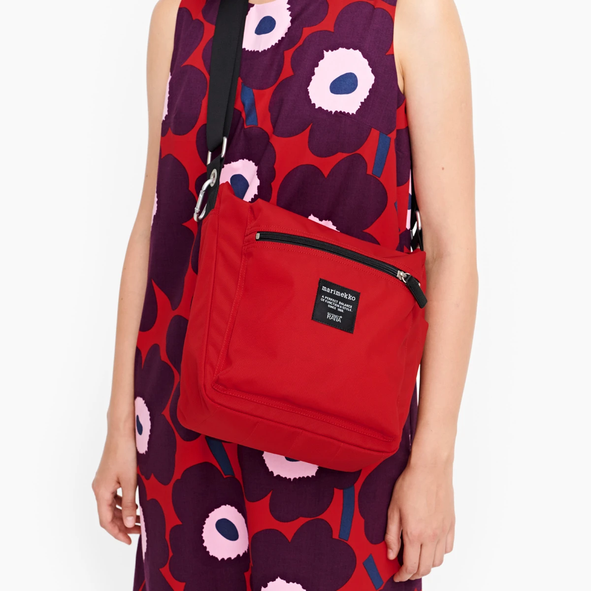 Marimekko Pal Red Shoulder Bag 1 Marimekko Pal Red Shoulder Bag