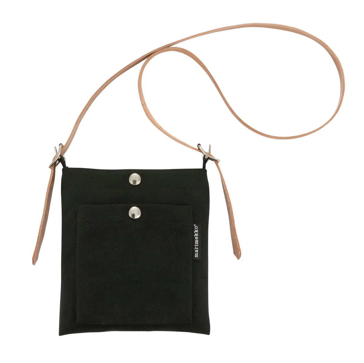 Marimekko Pasi Black Shoulder Bag 1 Marimekko Pasi Black Shoulder Bag