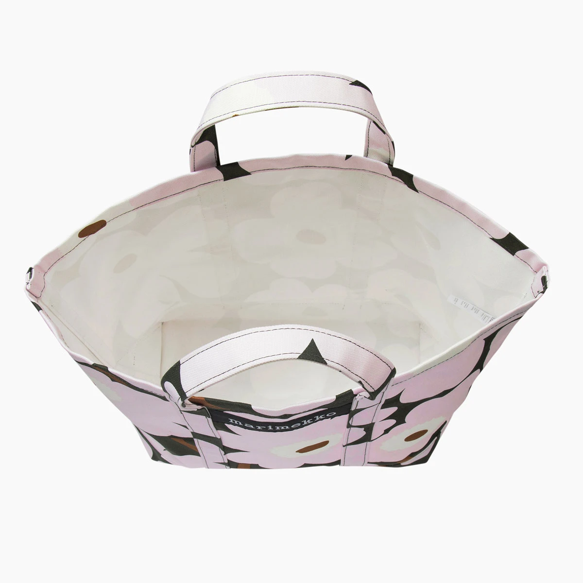 Marimekko Unikko Lilac / Brown Peruskassi Bag 1 Marimekko Unikko Lilac / Brown Peruskassi Bag