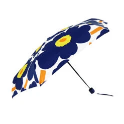 Marimekko Pieni Unikko Blue/Yellow Mini-Manual Umbrella 5 Marimekko Pieni Unikko Blue/Yellow Mini-Manual Umbrella -Marimekko Shop marimekko pieni unikko blue yellow mini manual umbrella 91