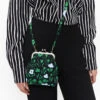 Marimekko Pikkulempi Black / Green / Blue Roosa Purse