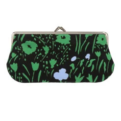 Marimekko Pikkulempi Black / Green Oblong Coin Purse