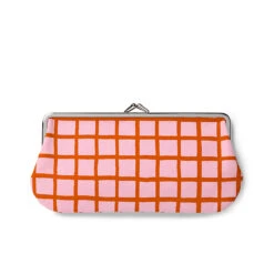 Marimekko Pikkuruutu Pink Eyeglass Case