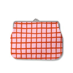 Marimekko Pikkuruutu Pink Large Coin Purse