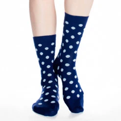 Marimekko Poltsi Navy/Aqua Socks